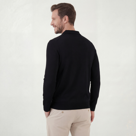 Black Classic Polo Shirt