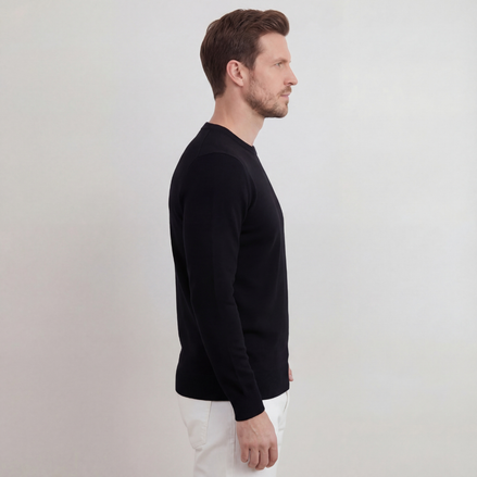 Black Crewneck Sweater