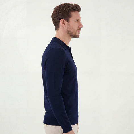 Blue Classic Polo Shirt