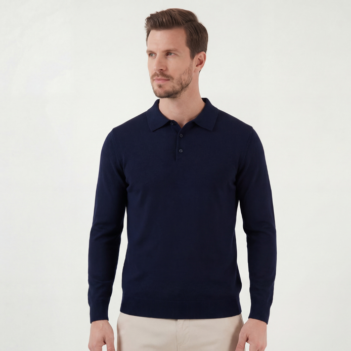 Blue Classic Polo Shirt