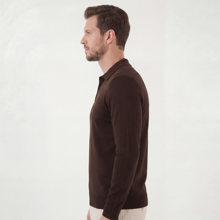 Brown Classic Polo Shirt