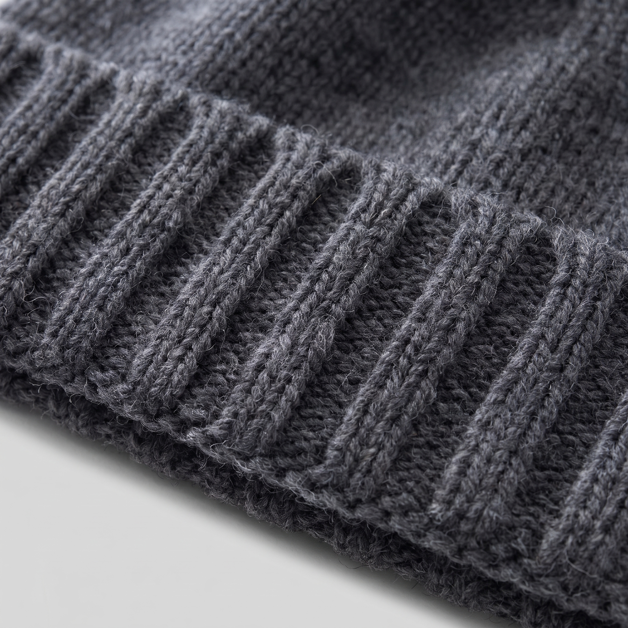 Cashmere Ribbed Beanie