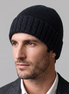 Cashmere Ribbed Beanie