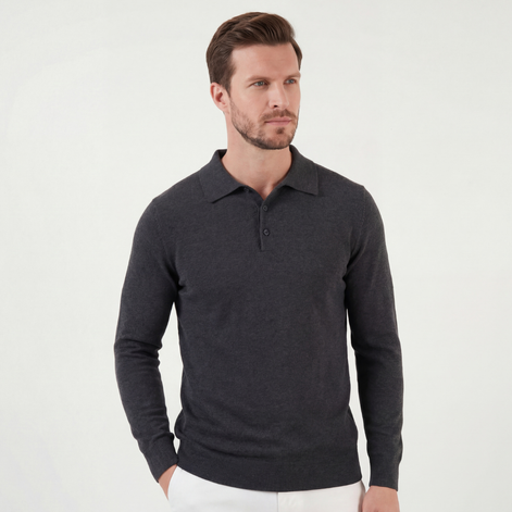 Charcoal Classic Polo Shirt