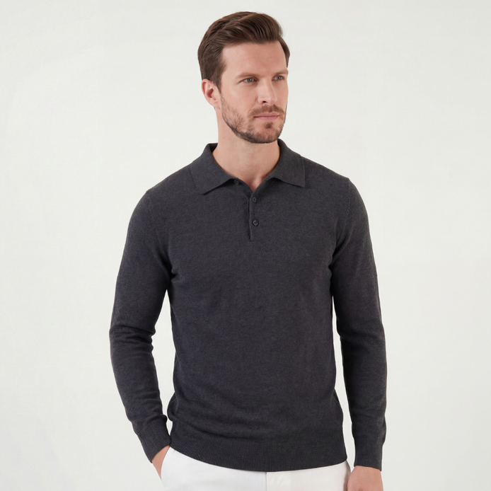 Charcoal Classic Polo Shirt