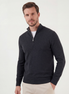 Charcoal Half-Zip Sweater