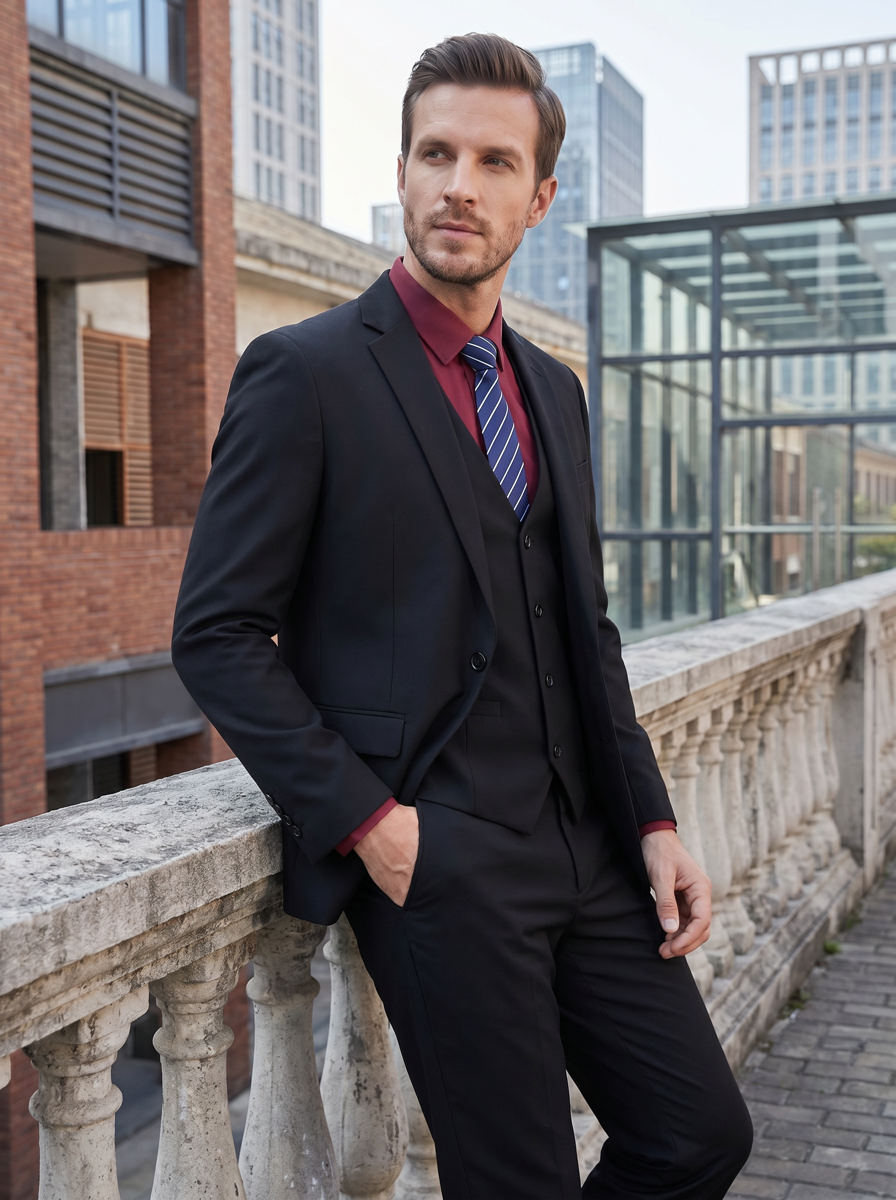 Men's Tailored Two-Piece Suit