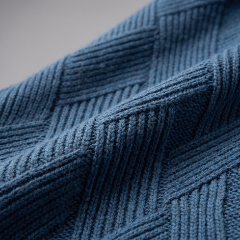 Men's Diamond Knit Full-Zip Cardigan