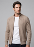 Men's Diamond Knit Full-Zip Cardigan