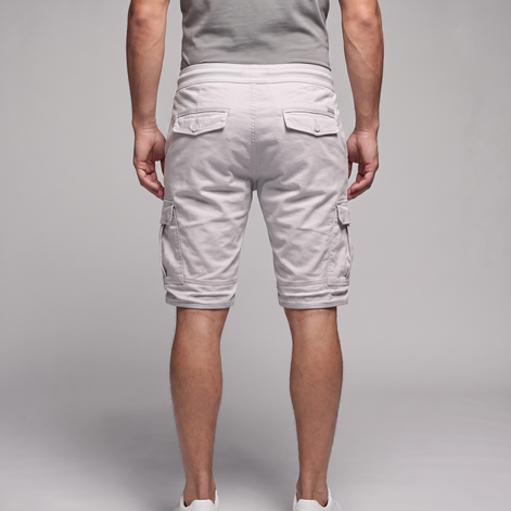 Men's Cargo Shorts with Drawstring and Pockets