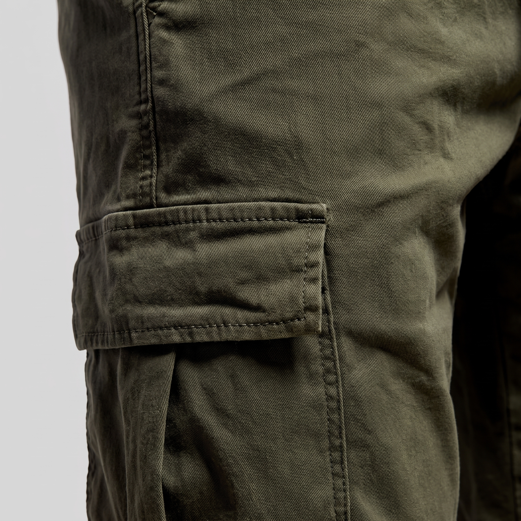 Men's Cargo Shorts with Drawstring and Pockets
