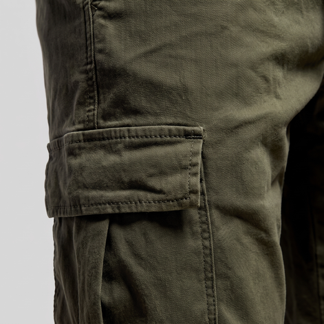 Men's Cargo Shorts with Drawstring and Pockets