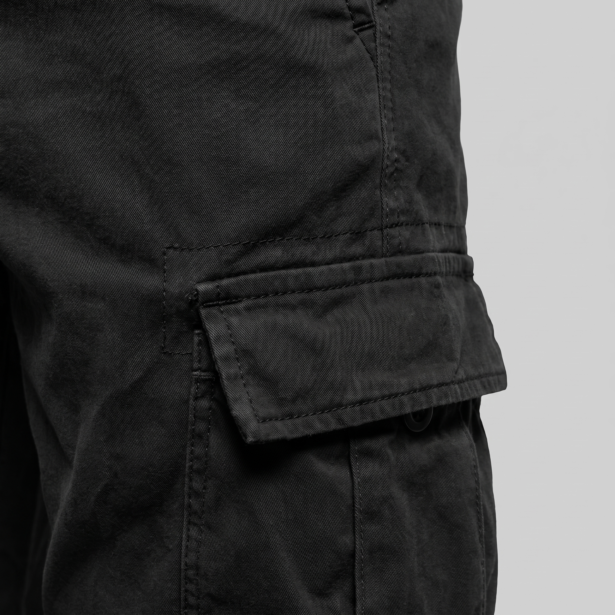 Men's Cargo Shorts with Drawstring and Pockets