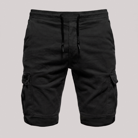 Men's Cargo Shorts with Drawstring and Pockets
