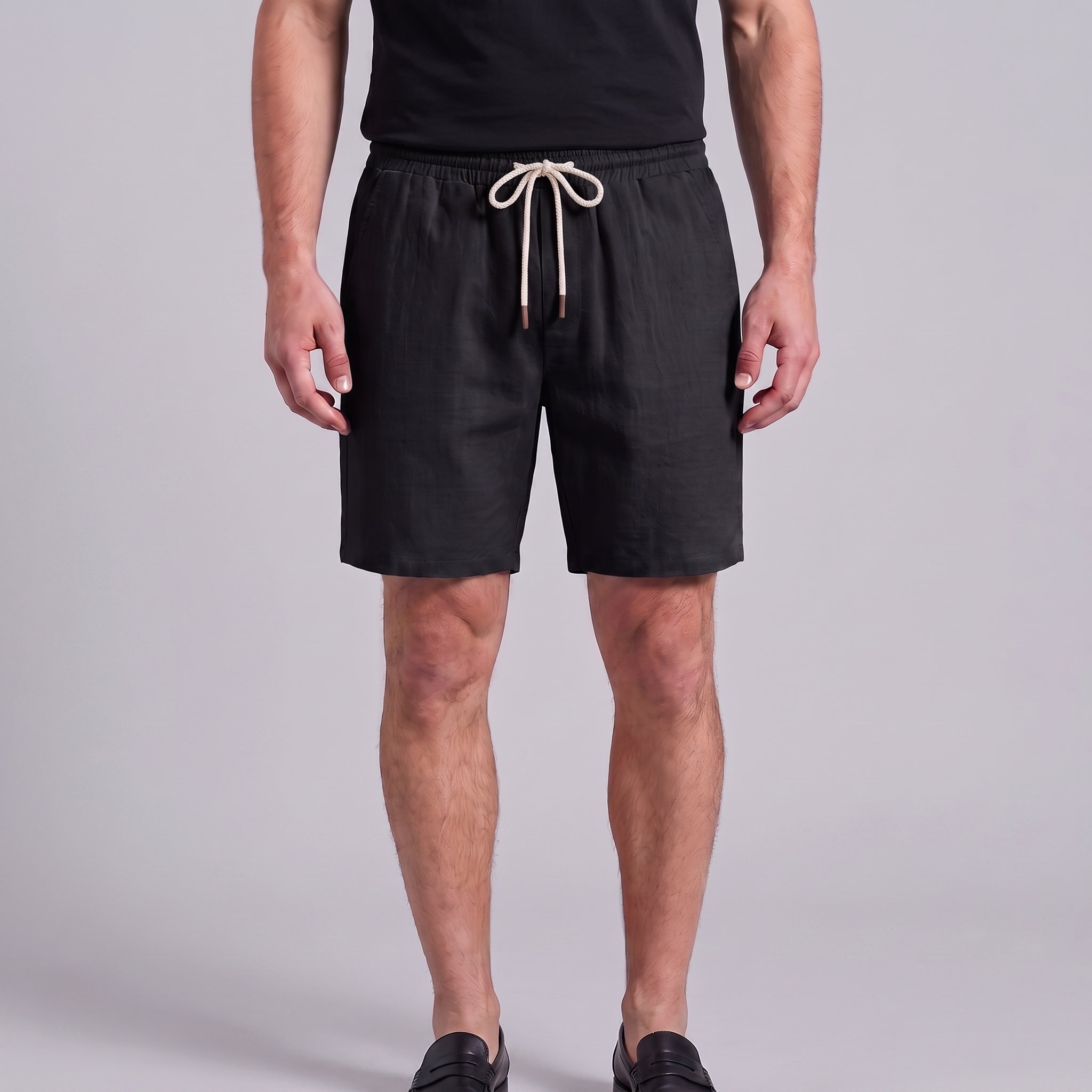 Men's Casual Drawstring Jogger Shorts