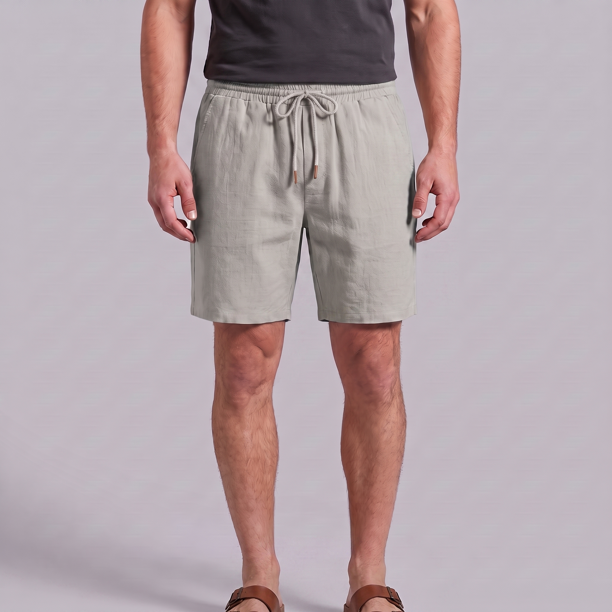 Men's Casual Drawstring Jogger Shorts