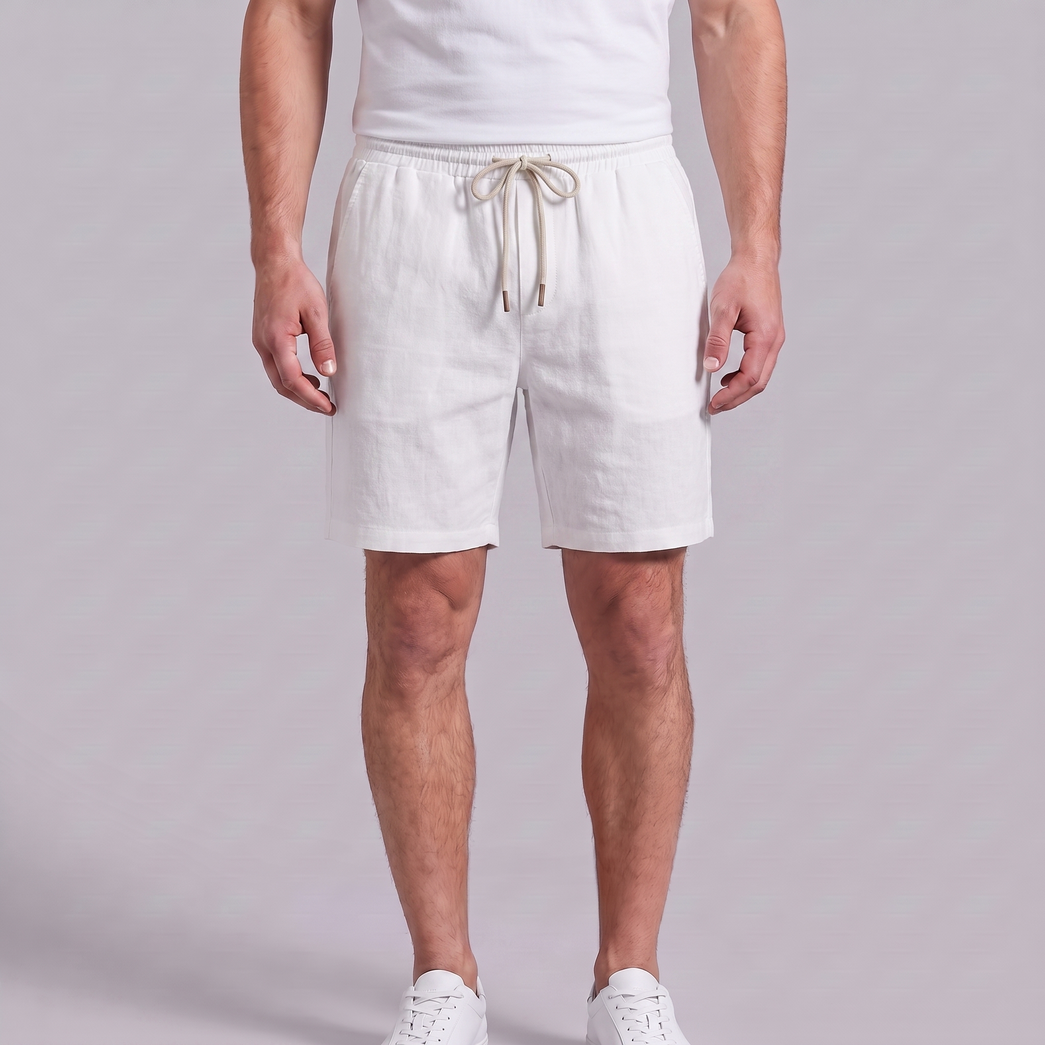 Men's Casual Drawstring Jogger Shorts