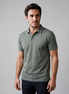 Men's Short Sleeve Polo Shirt with Structured Collar