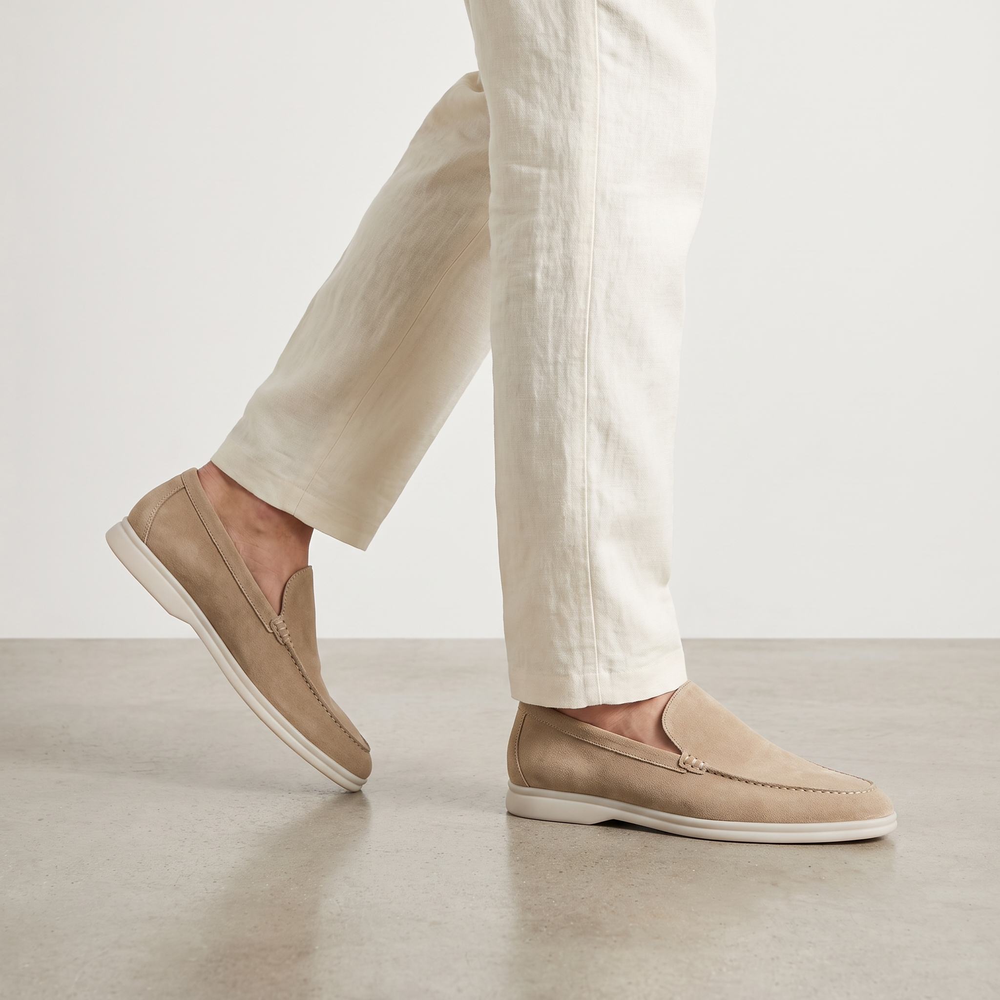 Men's Suede Slip-On Loafers