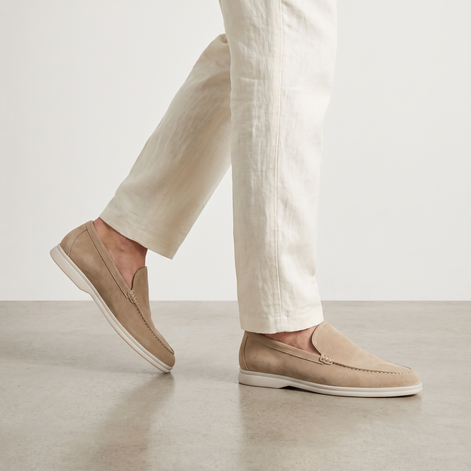 Men's Suede Slip-On Loafers