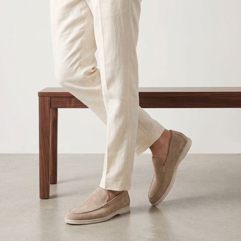 Men's Suede Slip-On Loafers