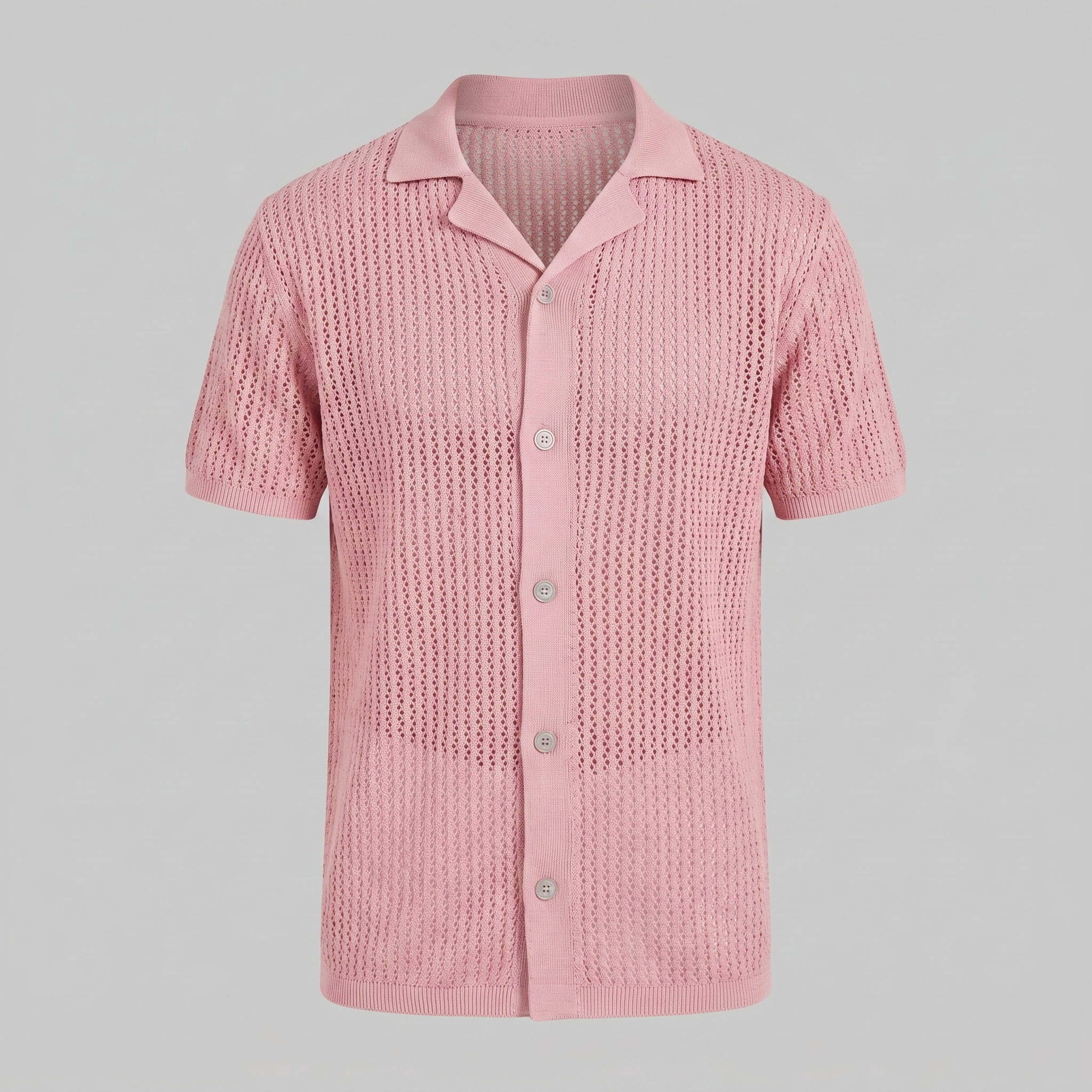 Men's Airy Knit Casual Summer Shirt