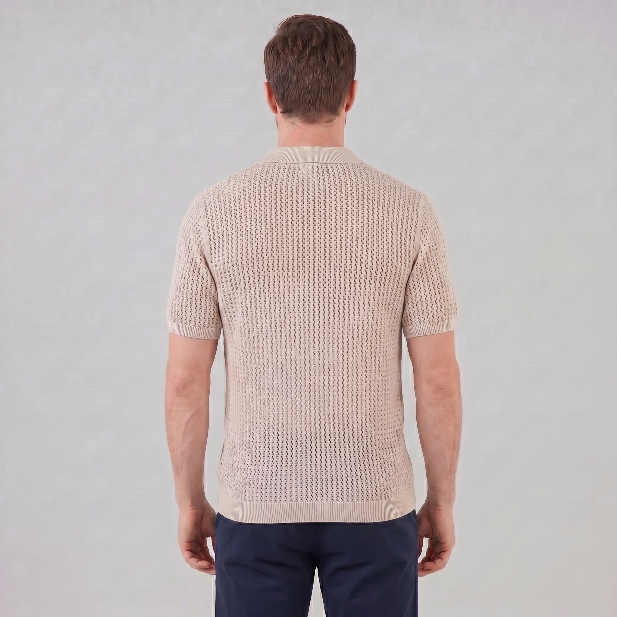 Men's Airy Knit Casual Summer Shirt