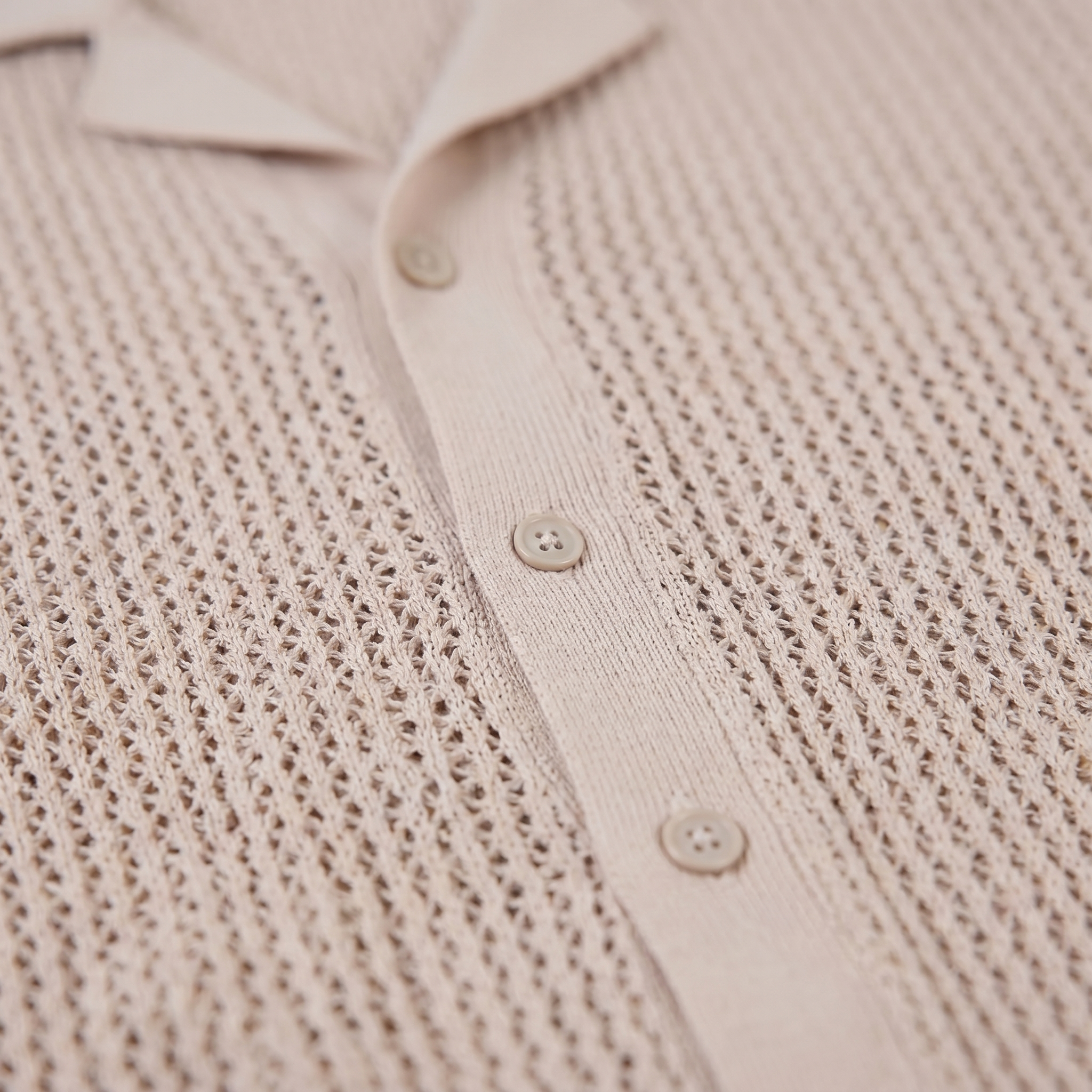Men's Airy Knit Casual Summer Shirt