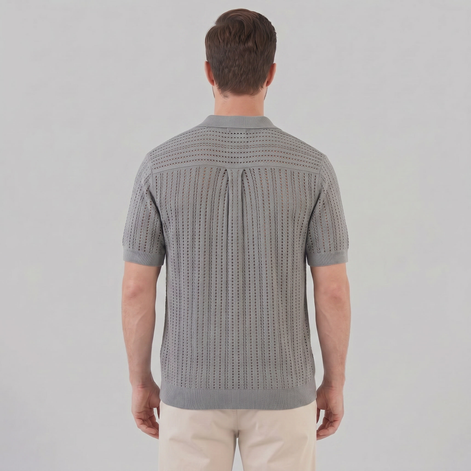 Men's Airy Knit Casual Summer Shirt