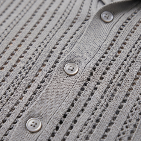 Men's Airy Knit Casual Summer Shirt