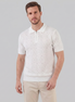 Men's Argyle Pointelle Summer Zip Polo