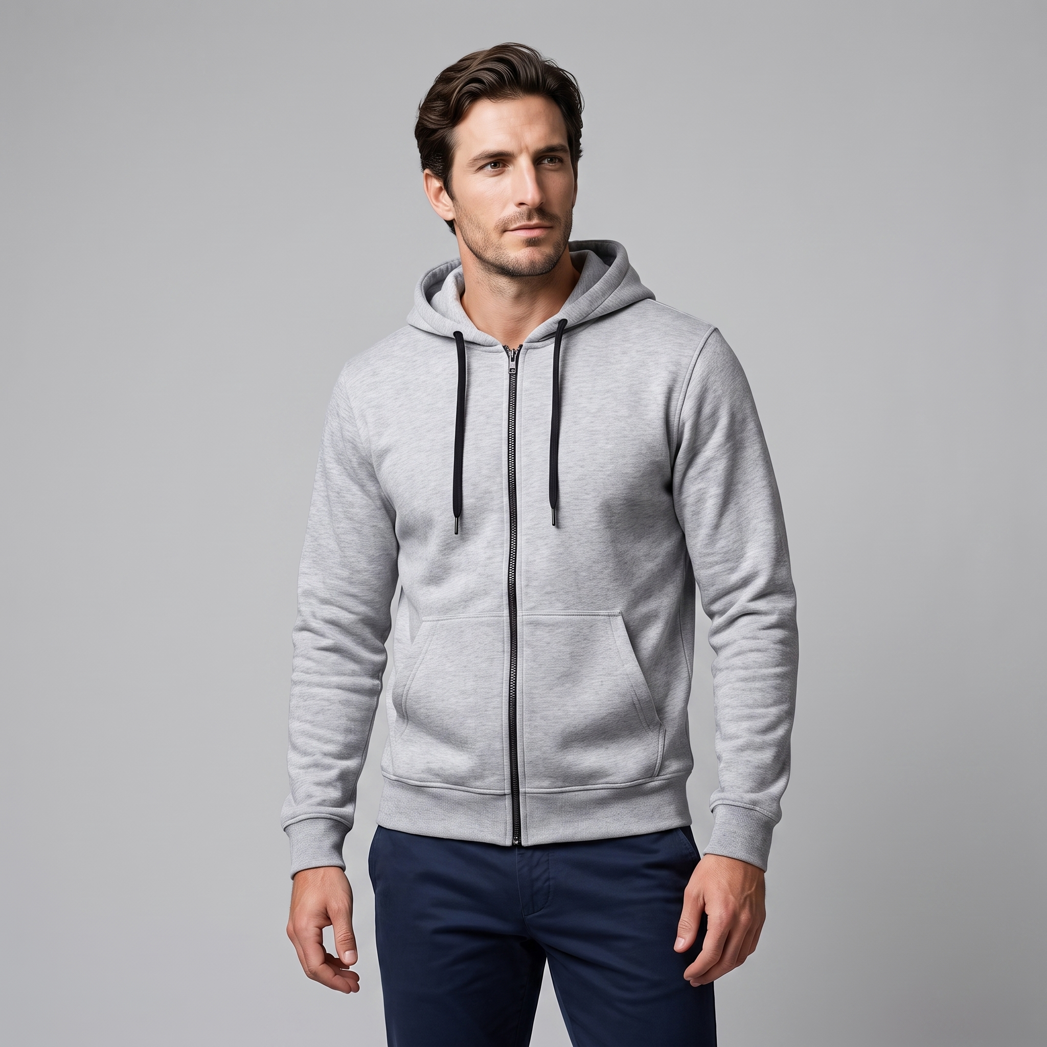 Men's Autumn Fleece Hoodie Vest