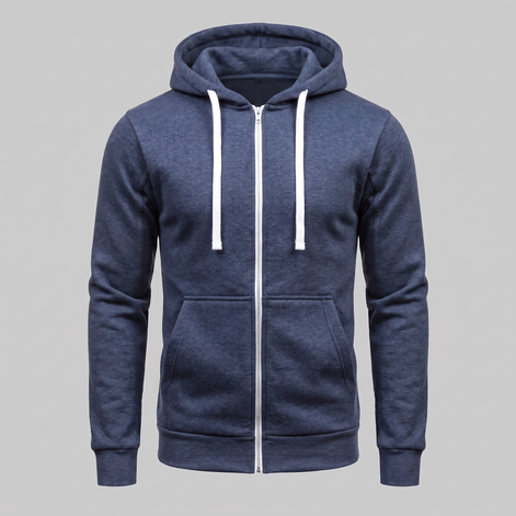 Men's Autumn Fleece Hoodie Vest