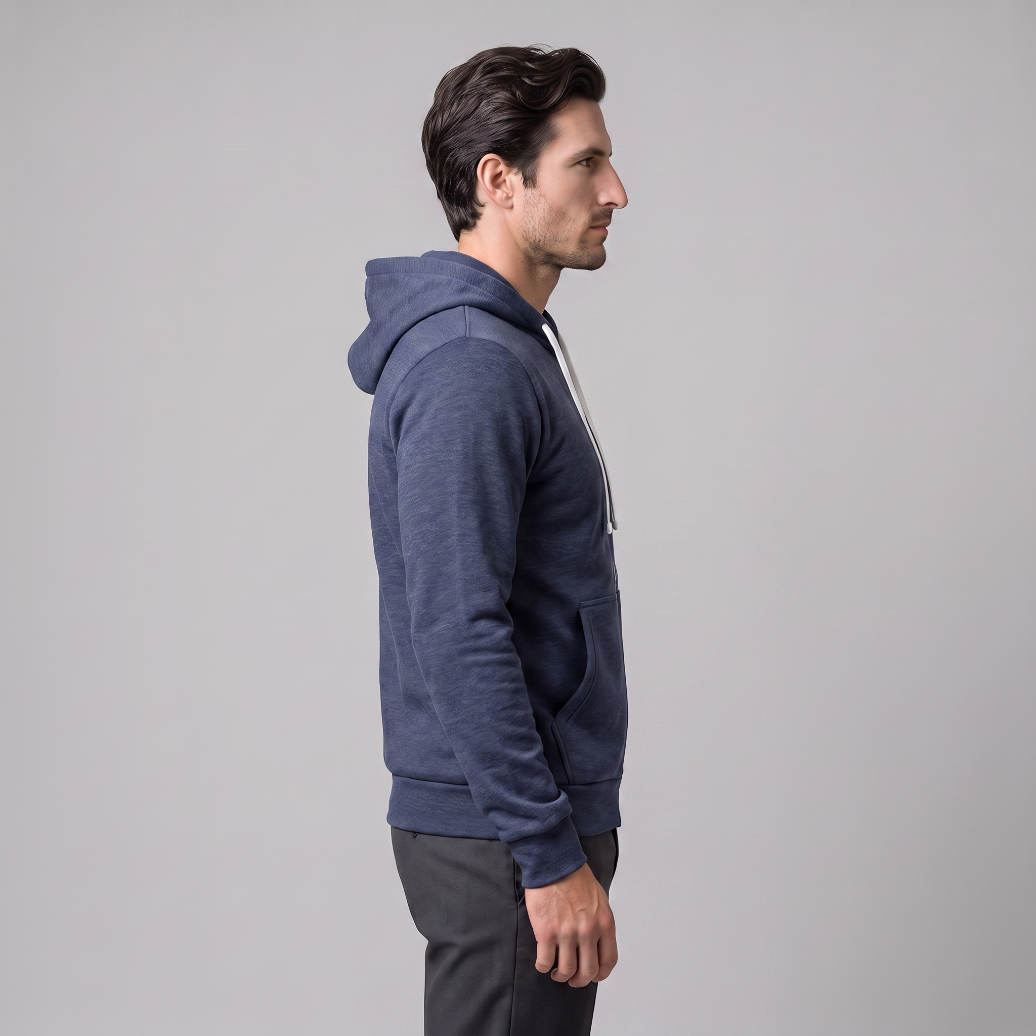 Men's Autumn Fleece Hoodie Vest