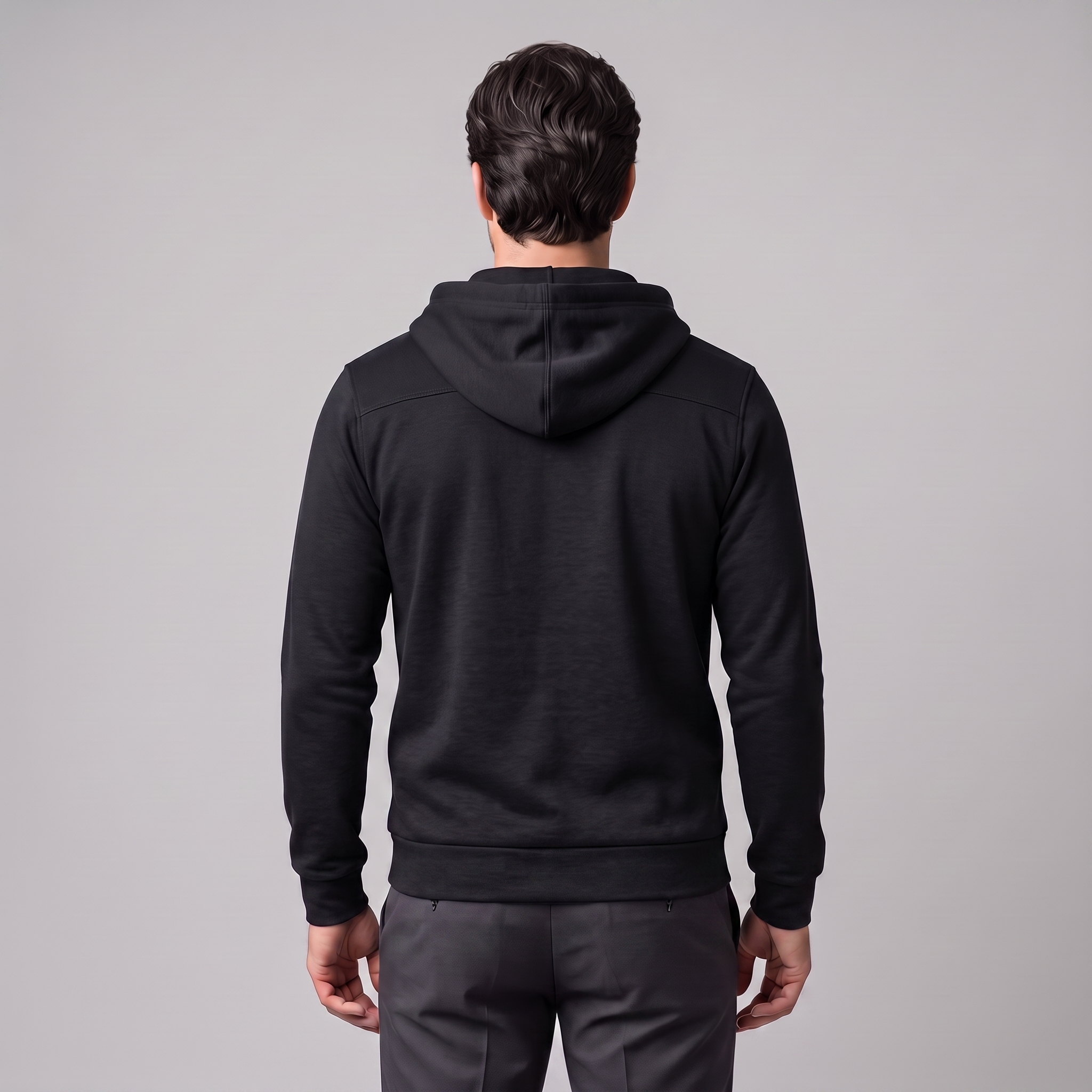 Men's Autumn Fleece Hoodie Vest