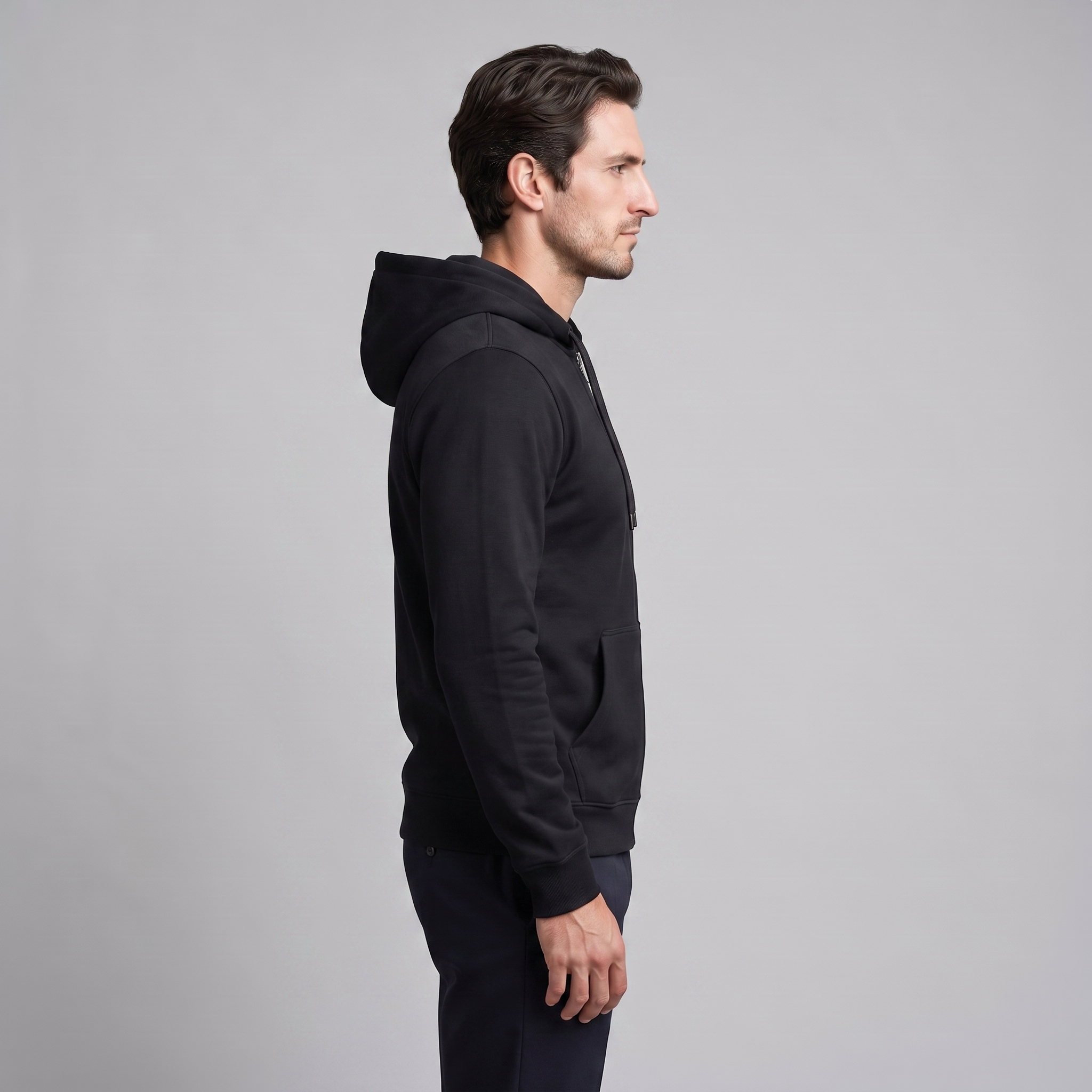 Men's Autumn Fleece Hoodie Vest