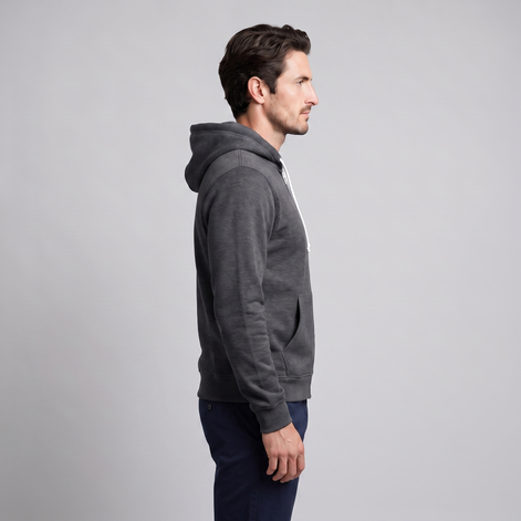 Men's Autumn Fleece Hoodie Vest