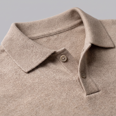 Men's Autumn Long Sleeved Polo Sweater