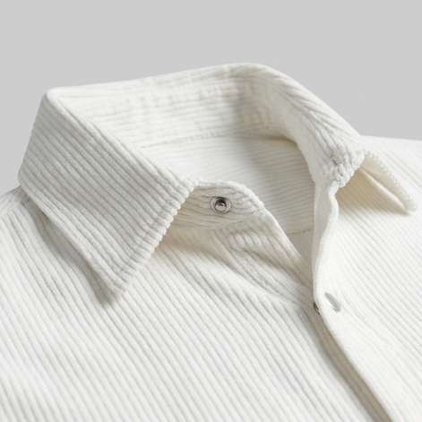 Men's Autumn Textured Long Sleeve Shirt