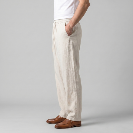 Men's Baggy Linen Pants