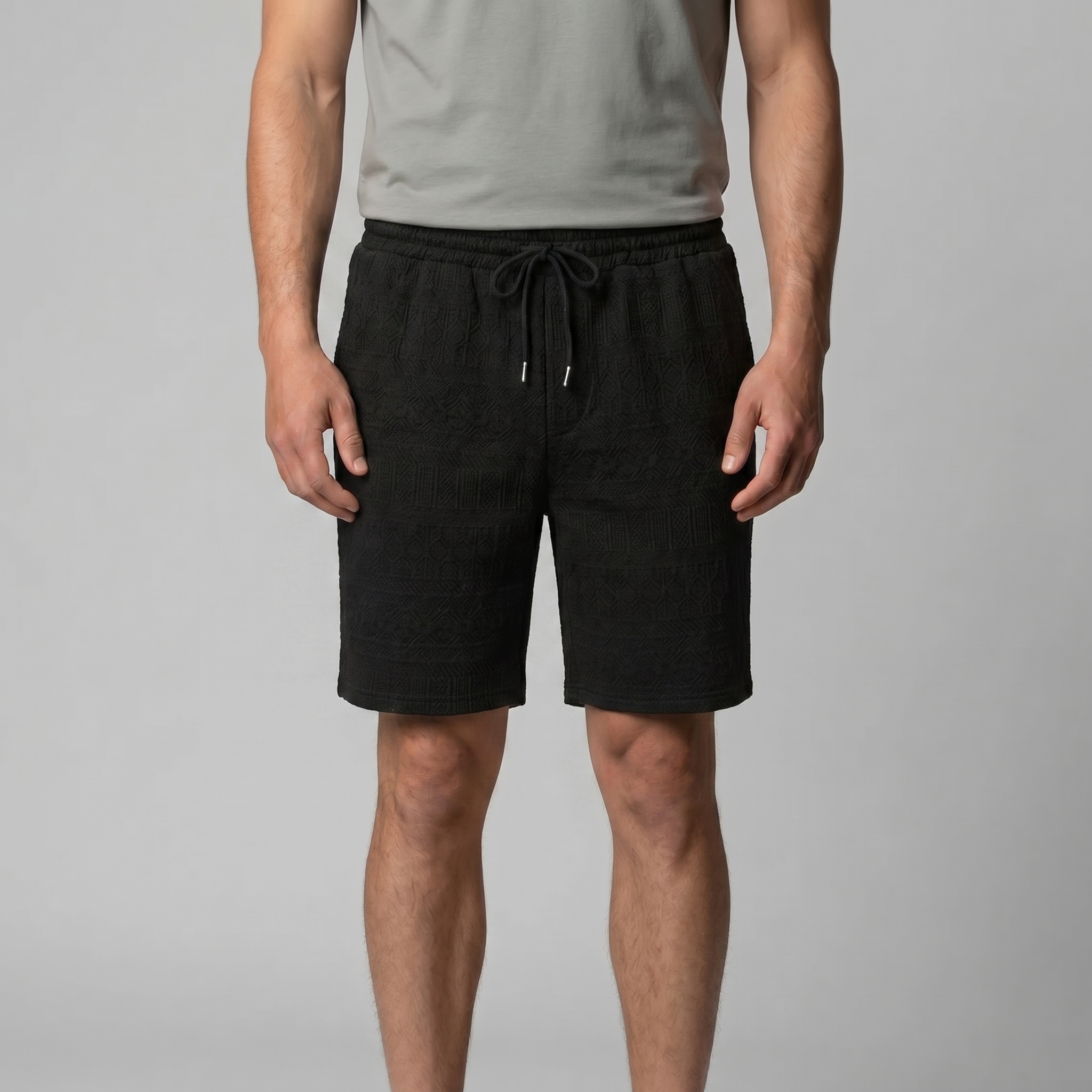 Men's Basic Drawstring Shorts with Pockets