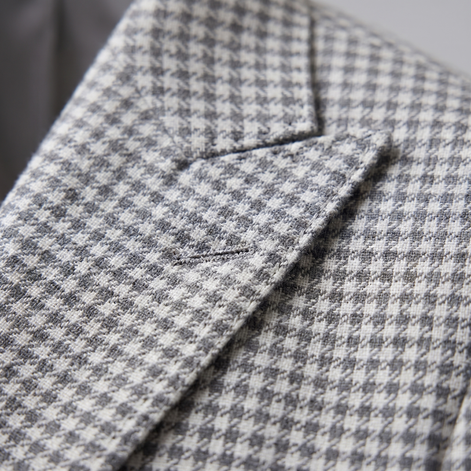 Men's Houndstooth Blazer Jacket for Smart Casual and Formal Wear