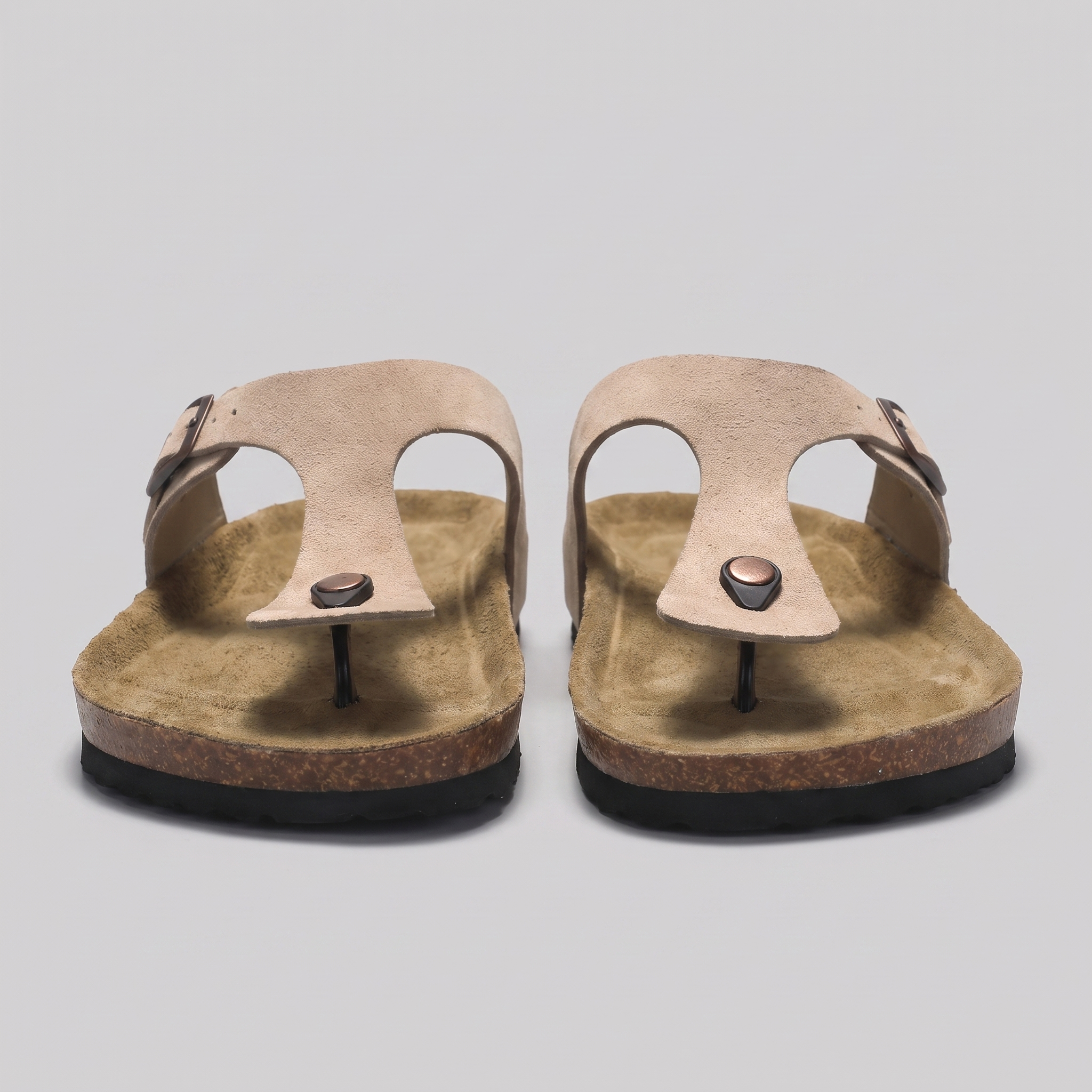 Men's Buckle Strap Flip Flop Sandals