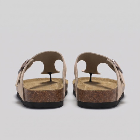 Men's Buckle Strap Flip Flop Sandals