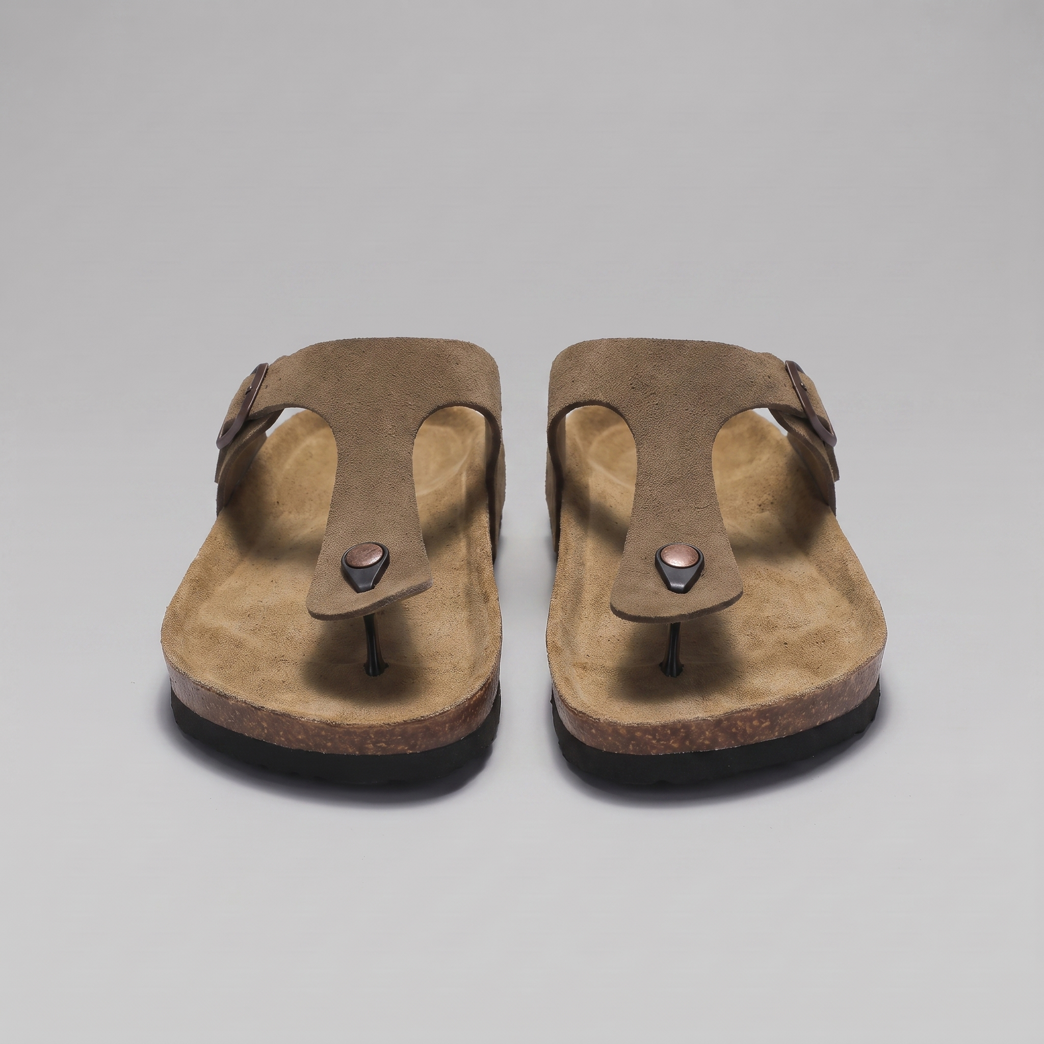 Men's Buckle Strap Flip Flop Sandals