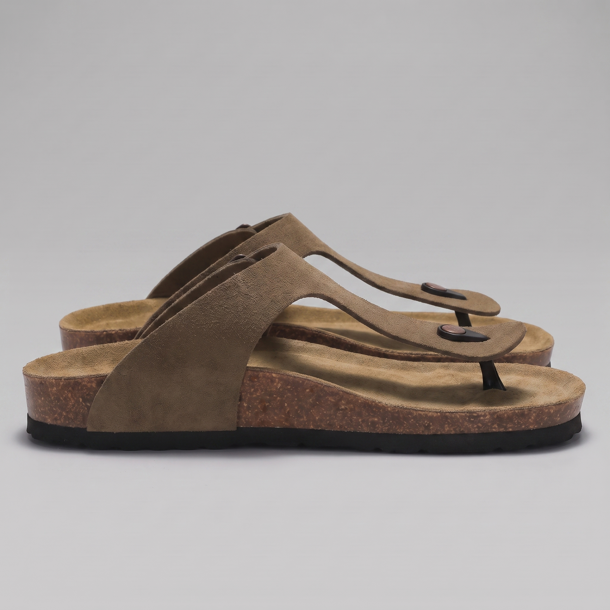 Men's Buckle Strap Flip Flop Sandals