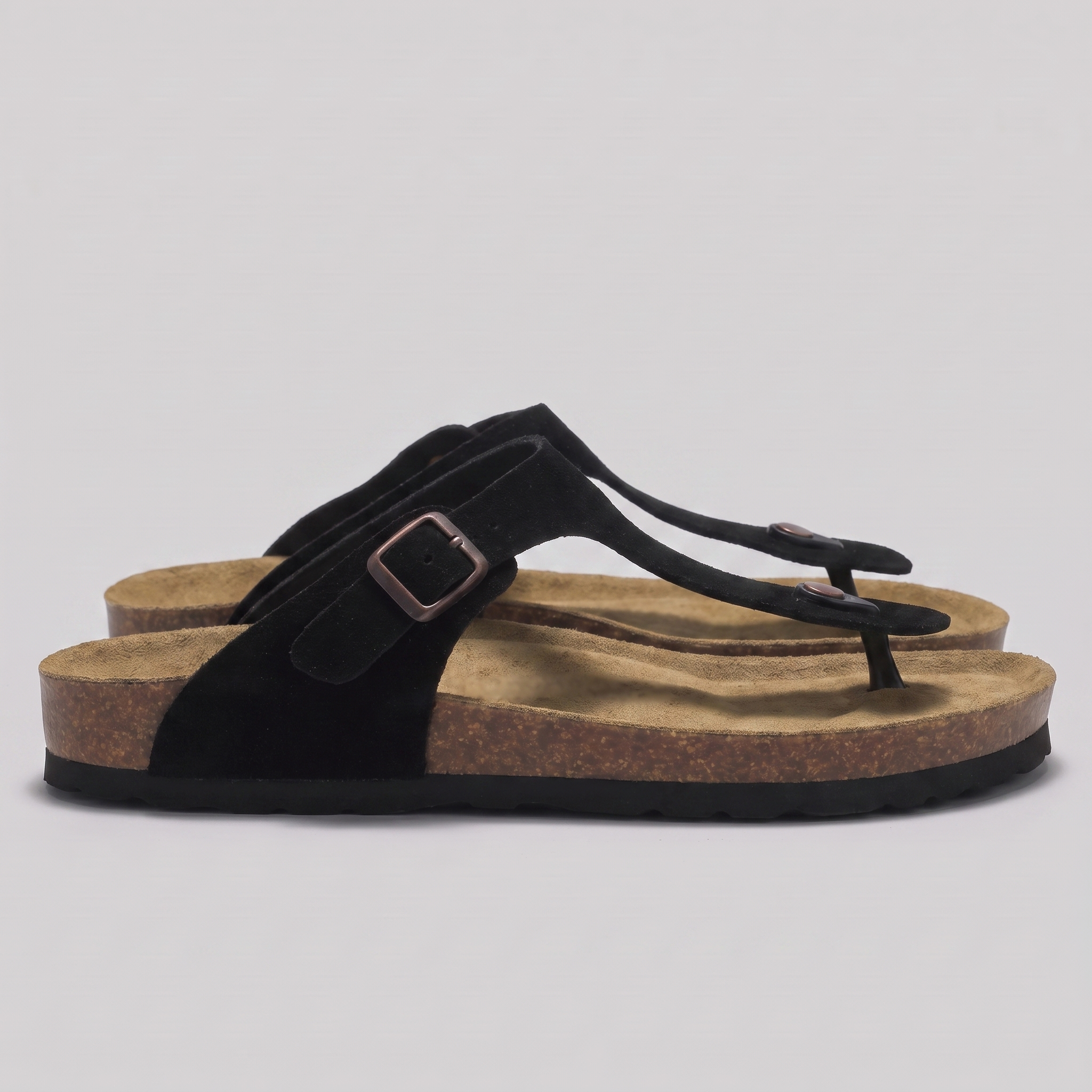 Men's Buckle Strap Flip Flop Sandals