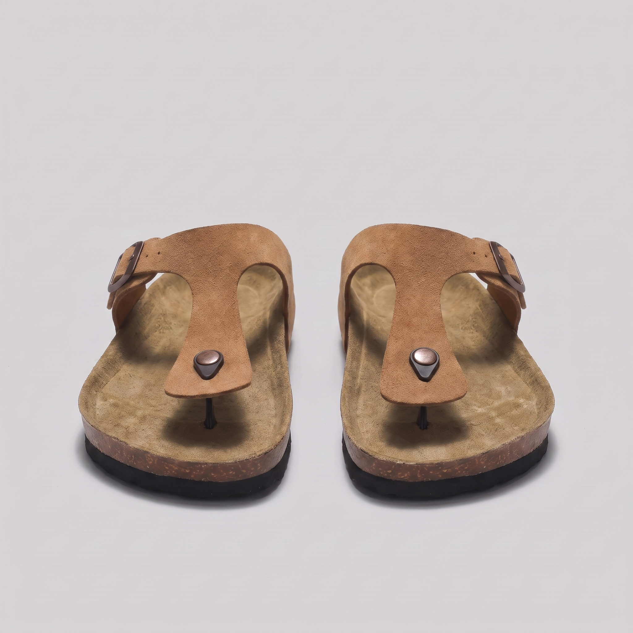 Men's Buckle Strap Flip Flop Sandals