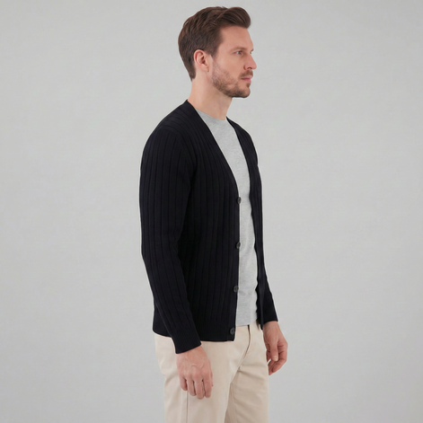Men's Business Knit Cardigan