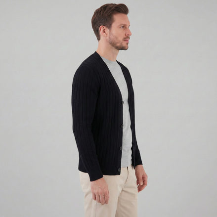 Men's Business Knit Cardigan